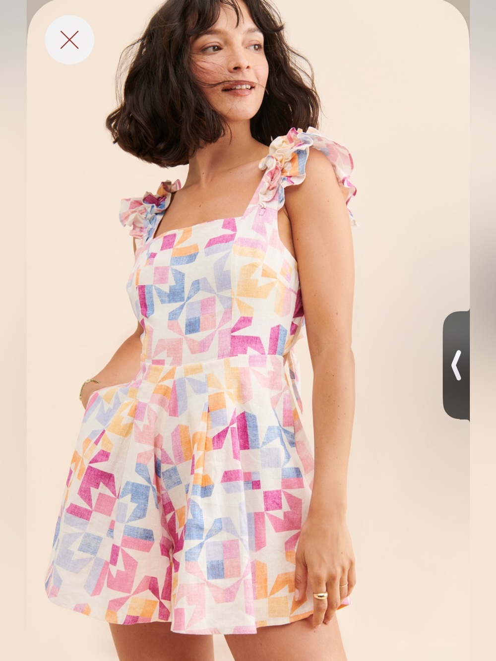 YUMI KIM Nicolette Printed Romper